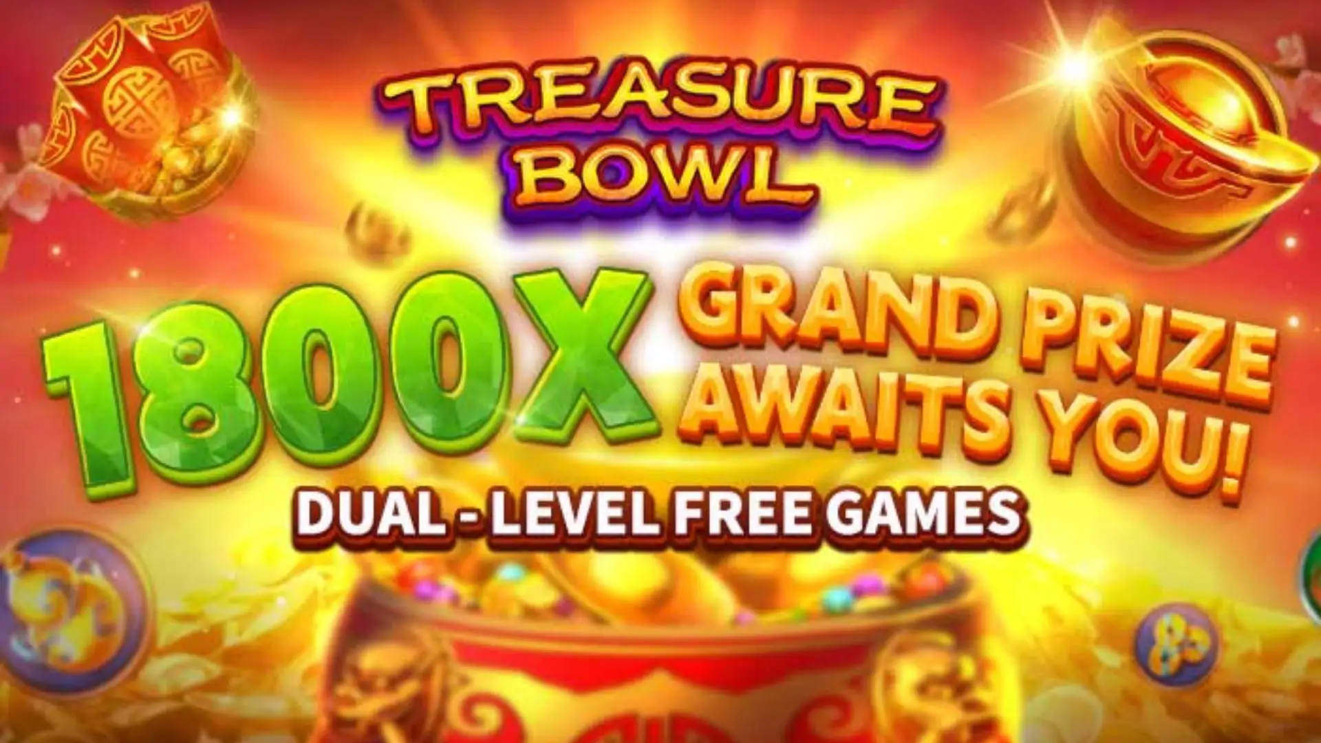 Multiplicadores Treasure Bowl bgmbet - 7777x Máximo com Tigela Dourada